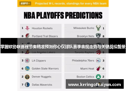 掌握欧协联赛程节奏精准预测你心仪球队赛季表现走势与关键战役前景